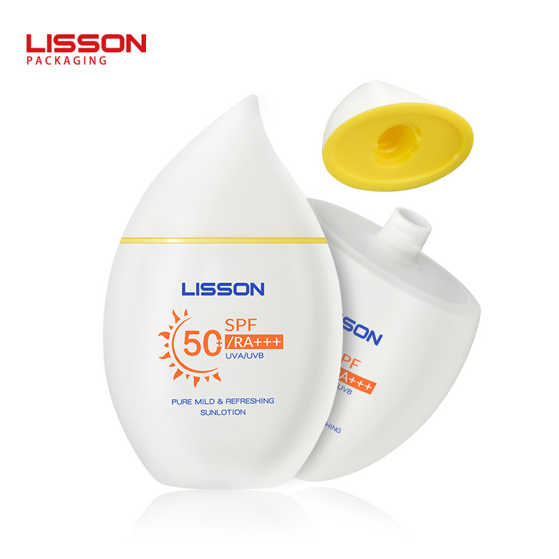Flacon de lotion HDPE vide de 60 ml pour la protection solaire - vivement recommandé