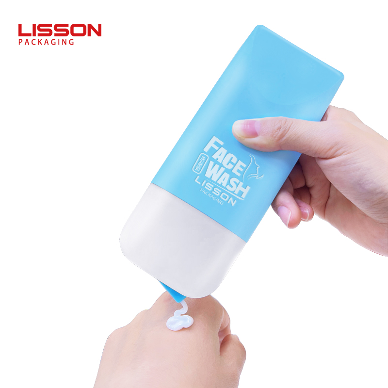 Flacon souple en plastique de 100 ml et 150 ml pour shampoing et nettoyant pour le visage