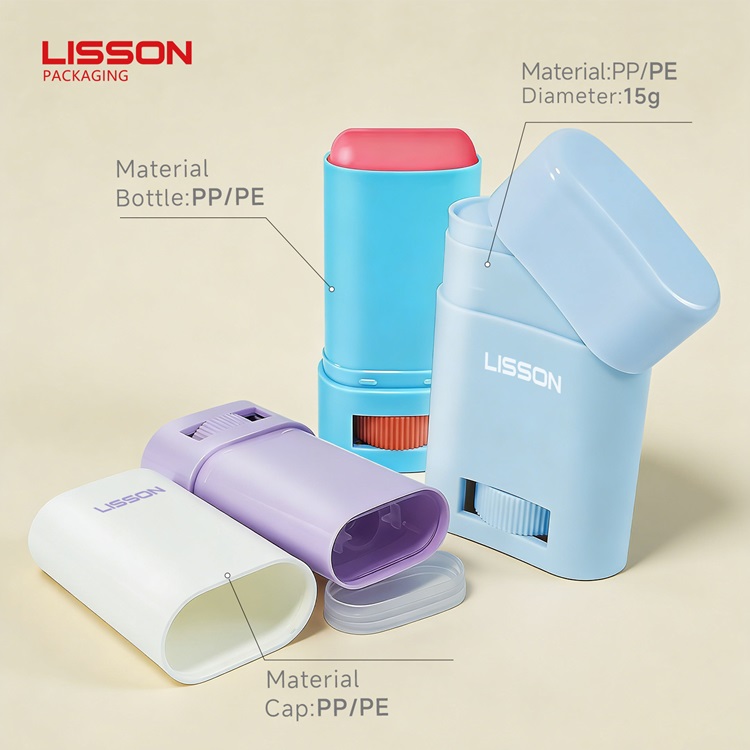 Customized Plastic Twist Up Deodorant Tube