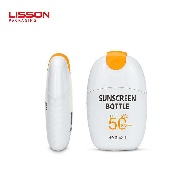 Flacon de crème solaire vide et écologique pour un mode de vie durable