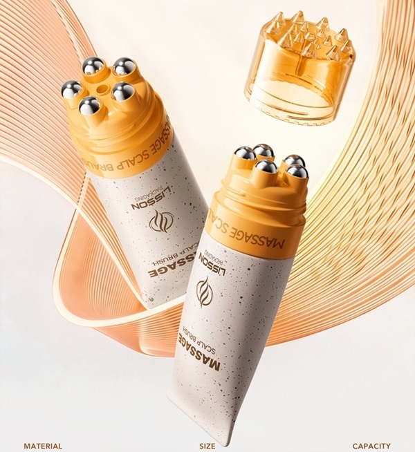 Empty Hair Roller Ball Bottle Packaging